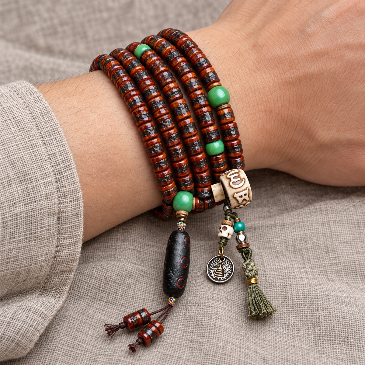 Mala 108 os pendentif Rahula