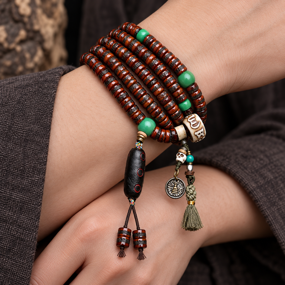 Mala 108 os pendentif Rahula