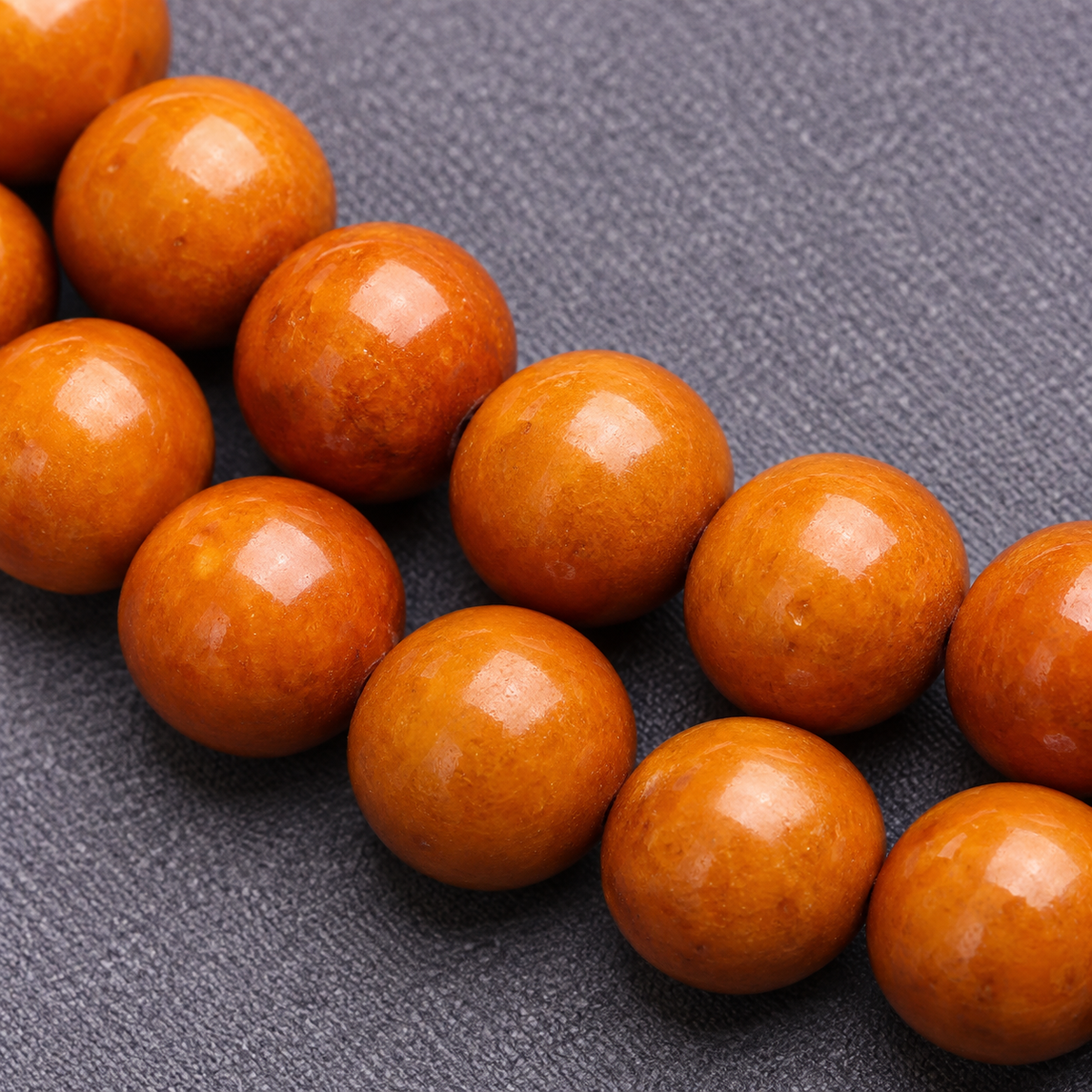 Mala 108 yack agate Bouddha sans visage