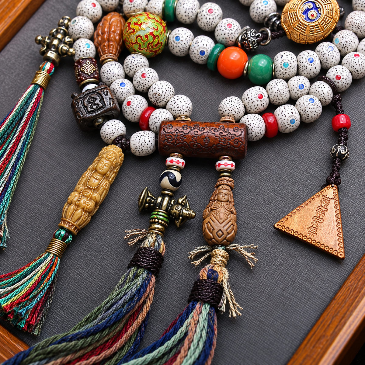 EverestArtstudios Xingyue-Bodhi-Einlagemala, Lack/Glas