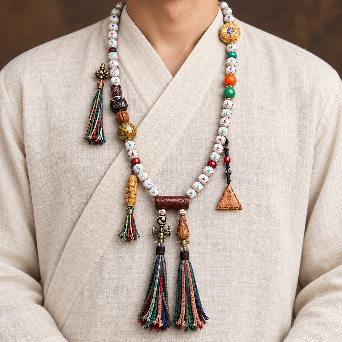 EverestArtstudios Xingyue-Bodhi-Einlagemala, Lack/Glas