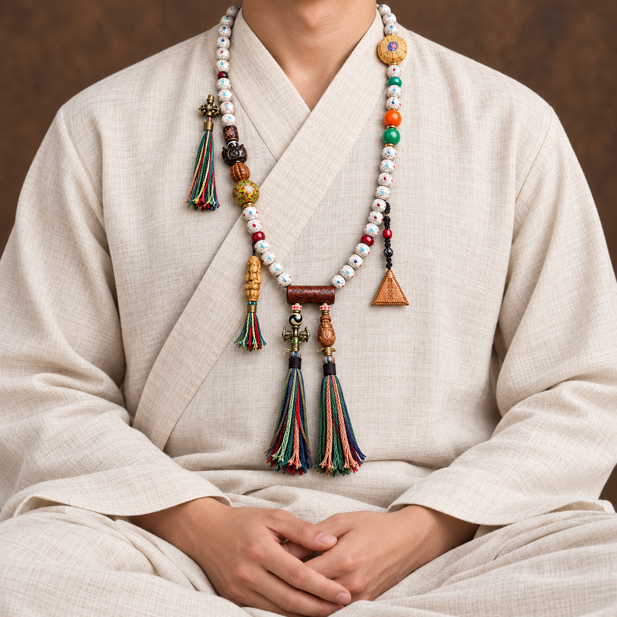 EverestArtstudios Xingyue-Bodhi-Einlagemala, Lack/Glas