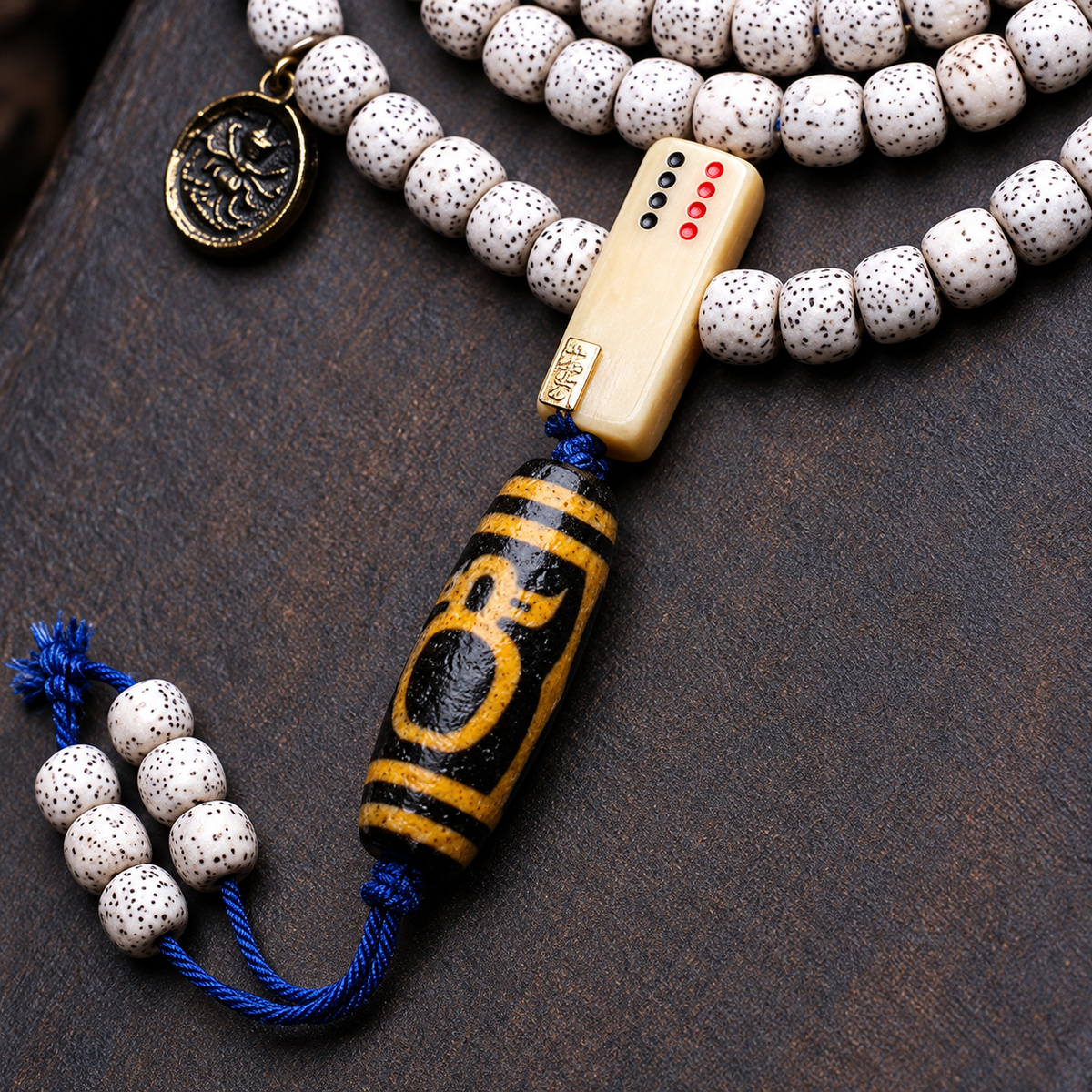 EverestArtstudios Xingyue-Bodhi-Mala, Kristall/Wohlstandsgott