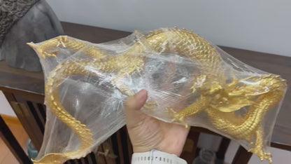 Handcrafted Red Brass Dragon Statue: Tibetan Feng Shui Decor (Copy)
