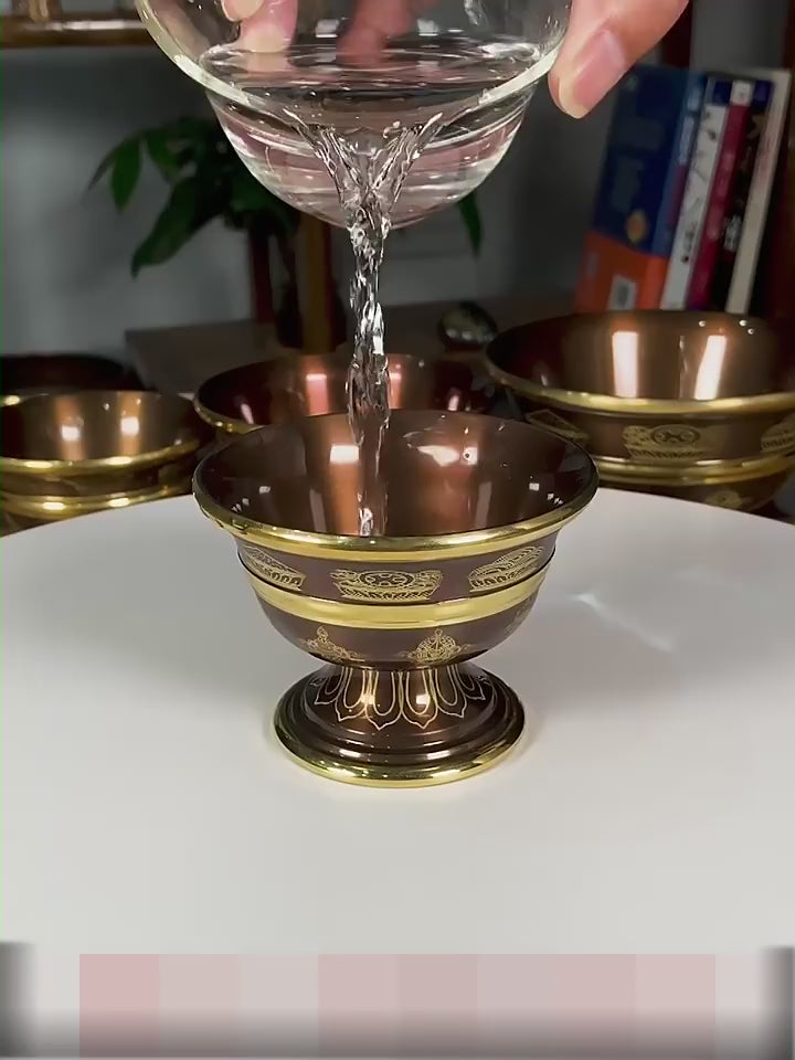 Original supplier video of the copper offering bowls