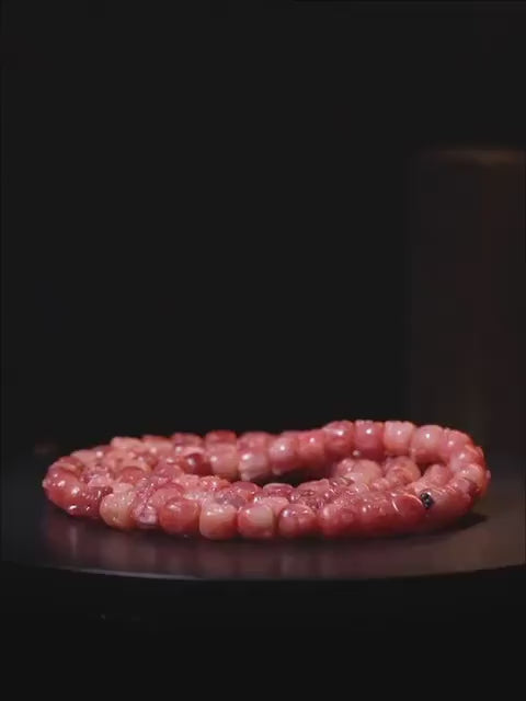 Load video: Natural Camel Bone 108 Mala Beads Hand Carved Maitreya Buddha Zen Prayer Necklace Multi-wrap Bracelet for Men Women Genuine Bone Art 10mm