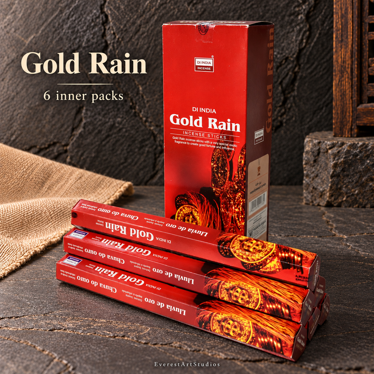 PTSX-TB574989450353-12 | Gold Rain | 6 inner packs