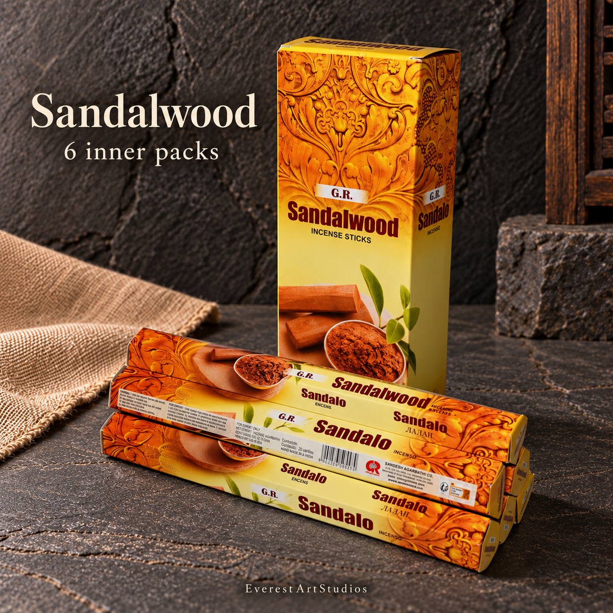 PTSX-TB574989450353-29 | Sandalwood | 6 inner packs